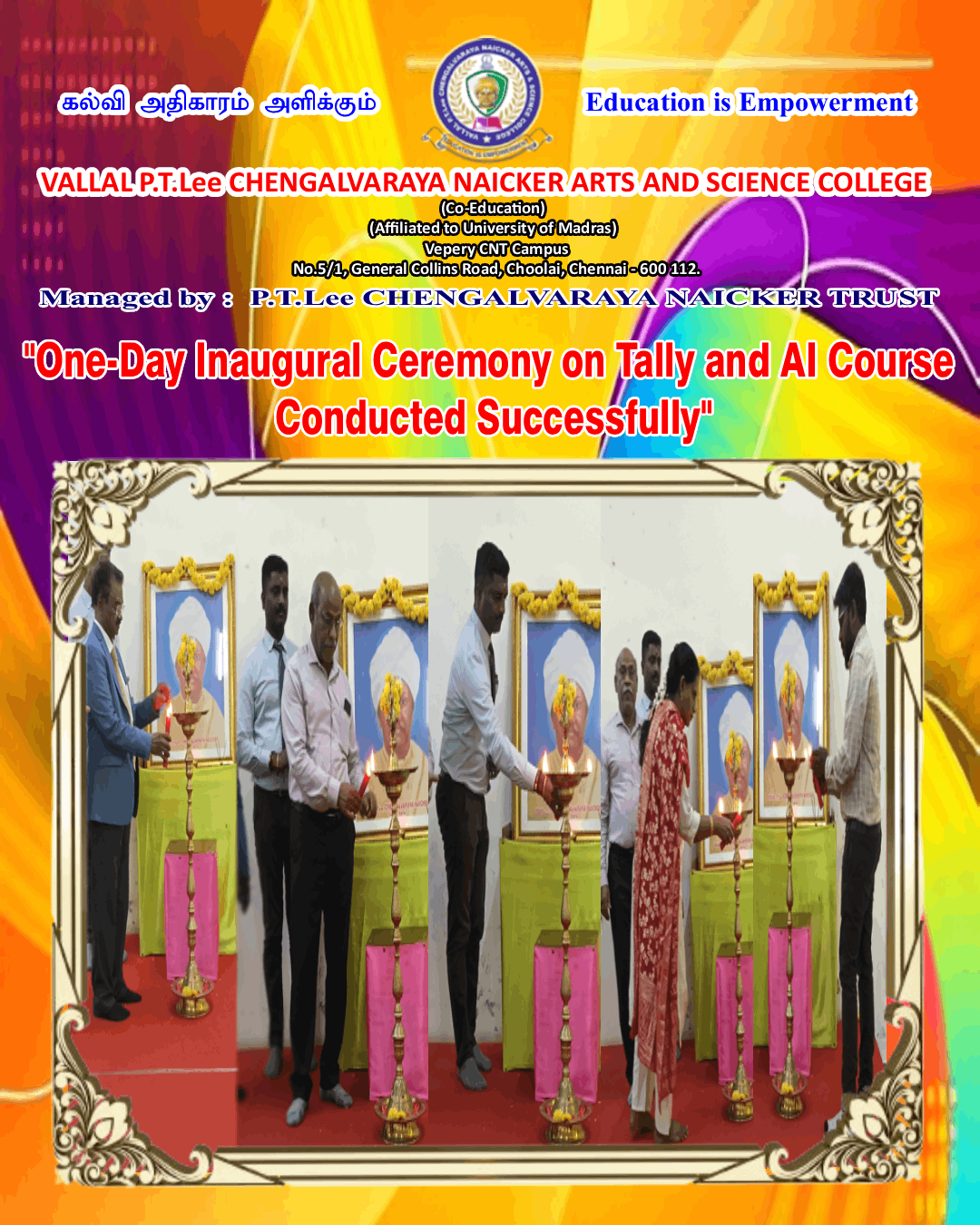 Inaugural Ceremony on "Tally and Al Course"
